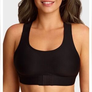 Front Closure Cross-Back Wireless Posture Bra